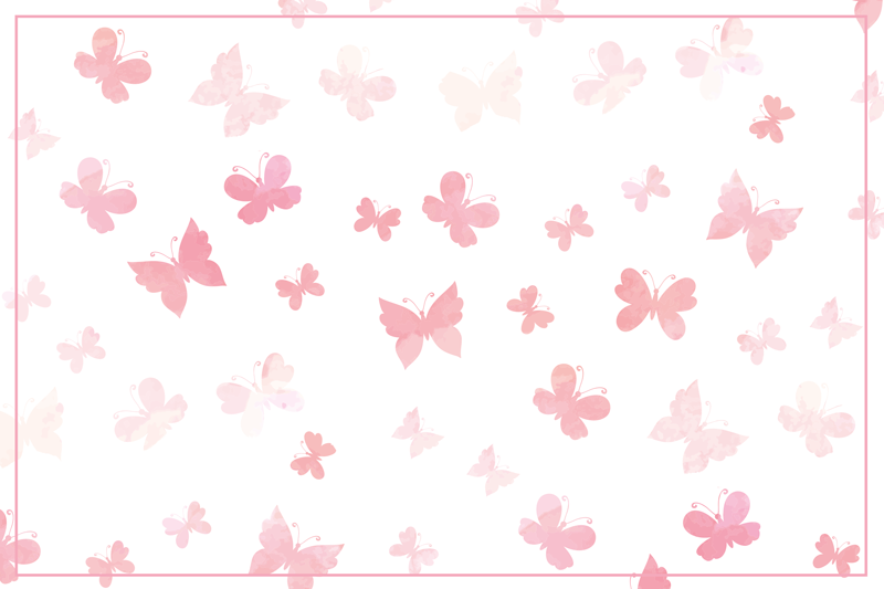 Tappeto vinile fiori dispersione delle farfalle - TenStickers