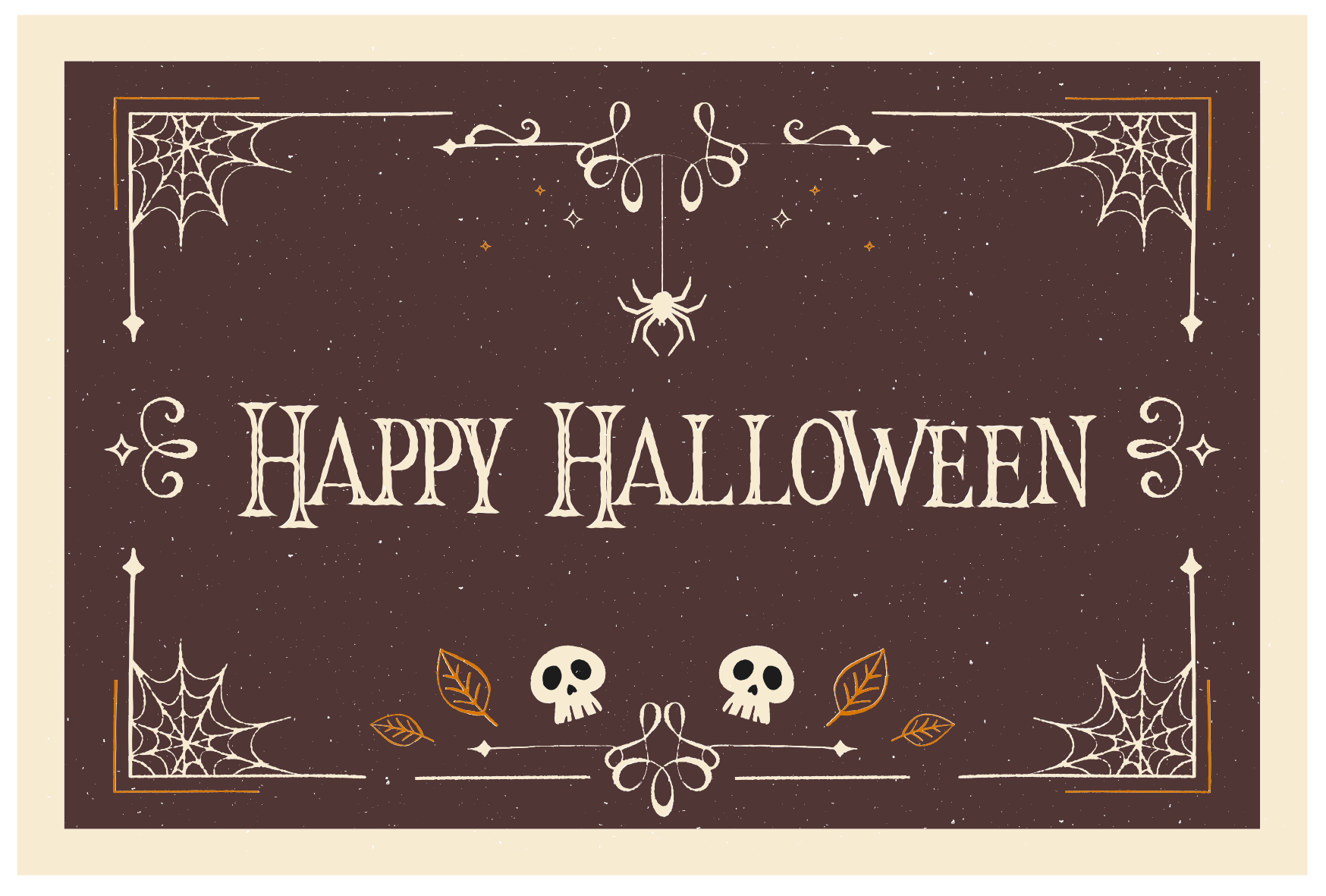 Tappeto vinile halloween tema di festa di halloween - TenStickers