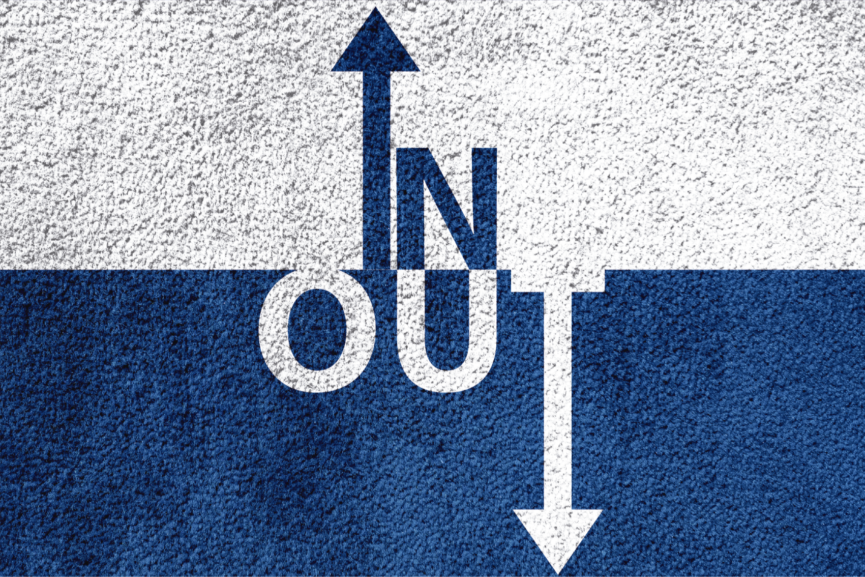 Tappeto vinile frase in uscita direzionale - TenStickers