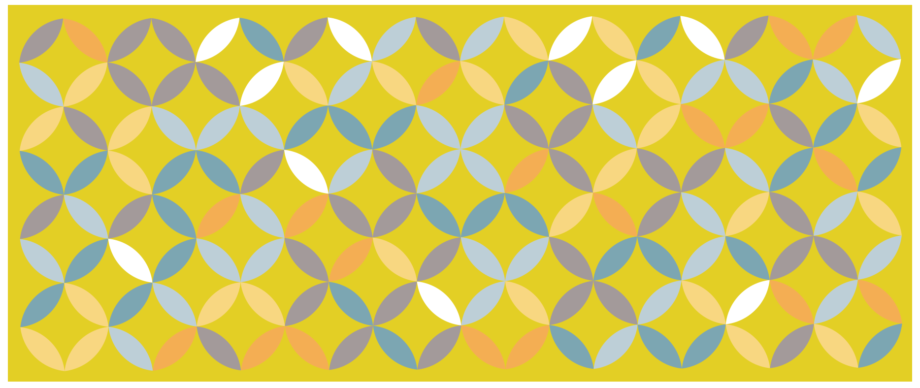 Tappeto vinile geometrico composizione geometrica astratta - TenStickers