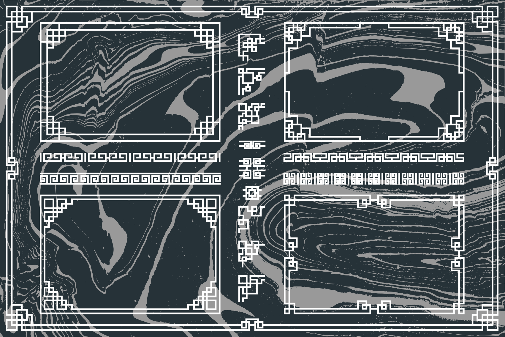 Tappeto vinile effetto marmo tessuto marmorizzato - TenStickers