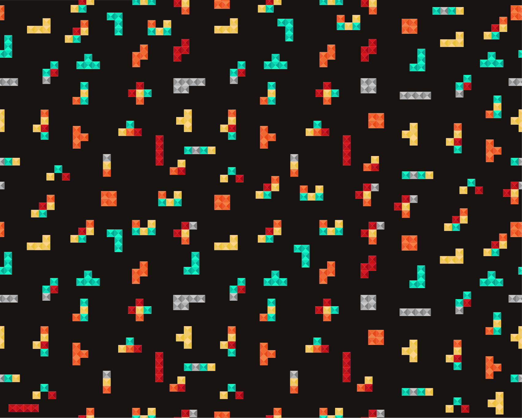 Tappeto vinile giochi tema tetris - TenStickers