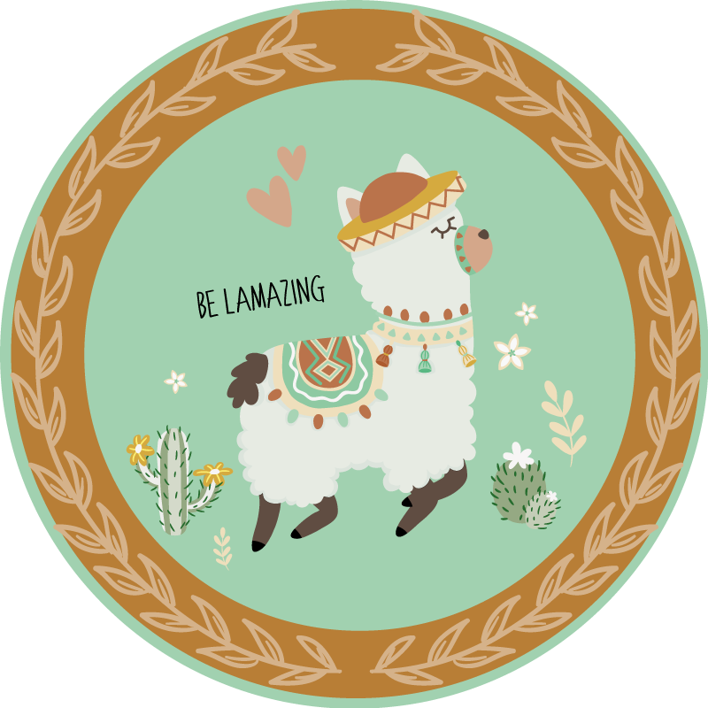 Tappeto vinile animali essere fantastico - TenStickers