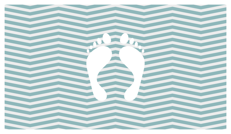 Tappeto vinile strisce impronta a strisce - TenStickers