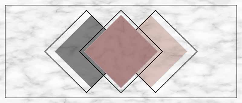 Tappeto vinile effetto marmo geometrie del marmo - TenStickers