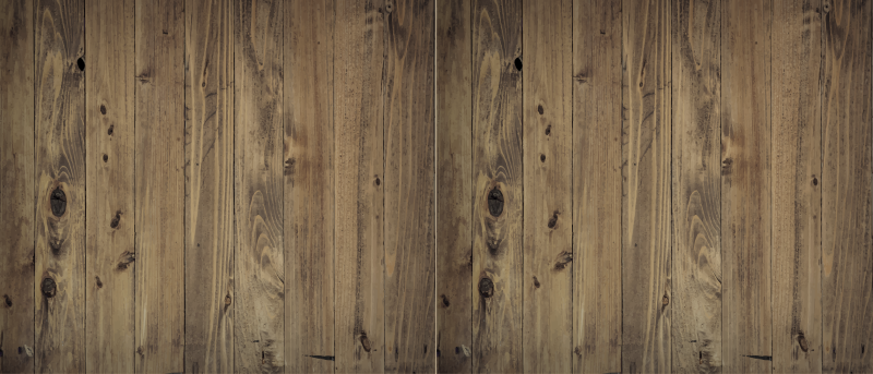 Tappeto pvc cucina legno usurato - TenStickers