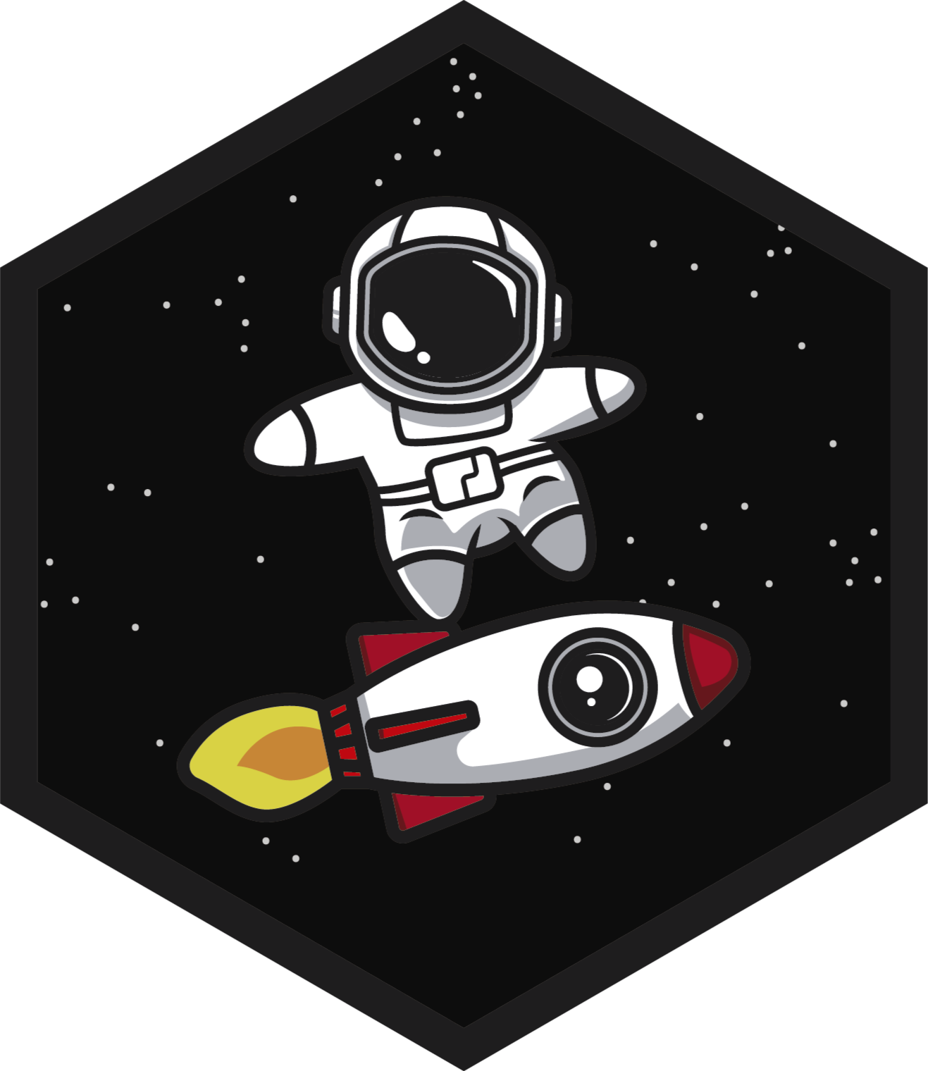 Tappeto vinile per bambini avventura dell'astronauta - TenStickers