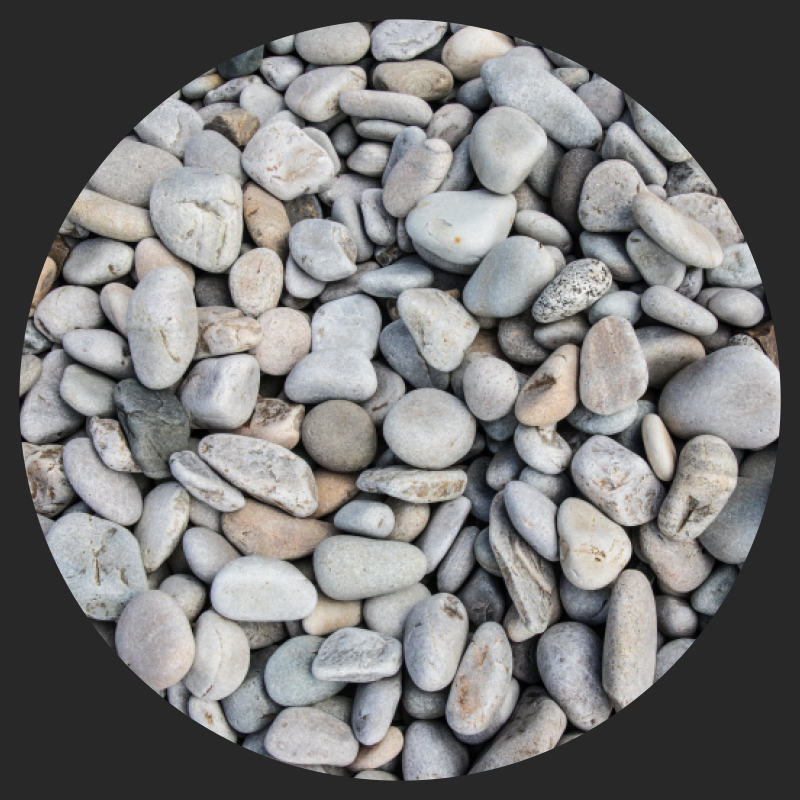 Tappeto vinile motivi trama di ciottoli - TenStickers