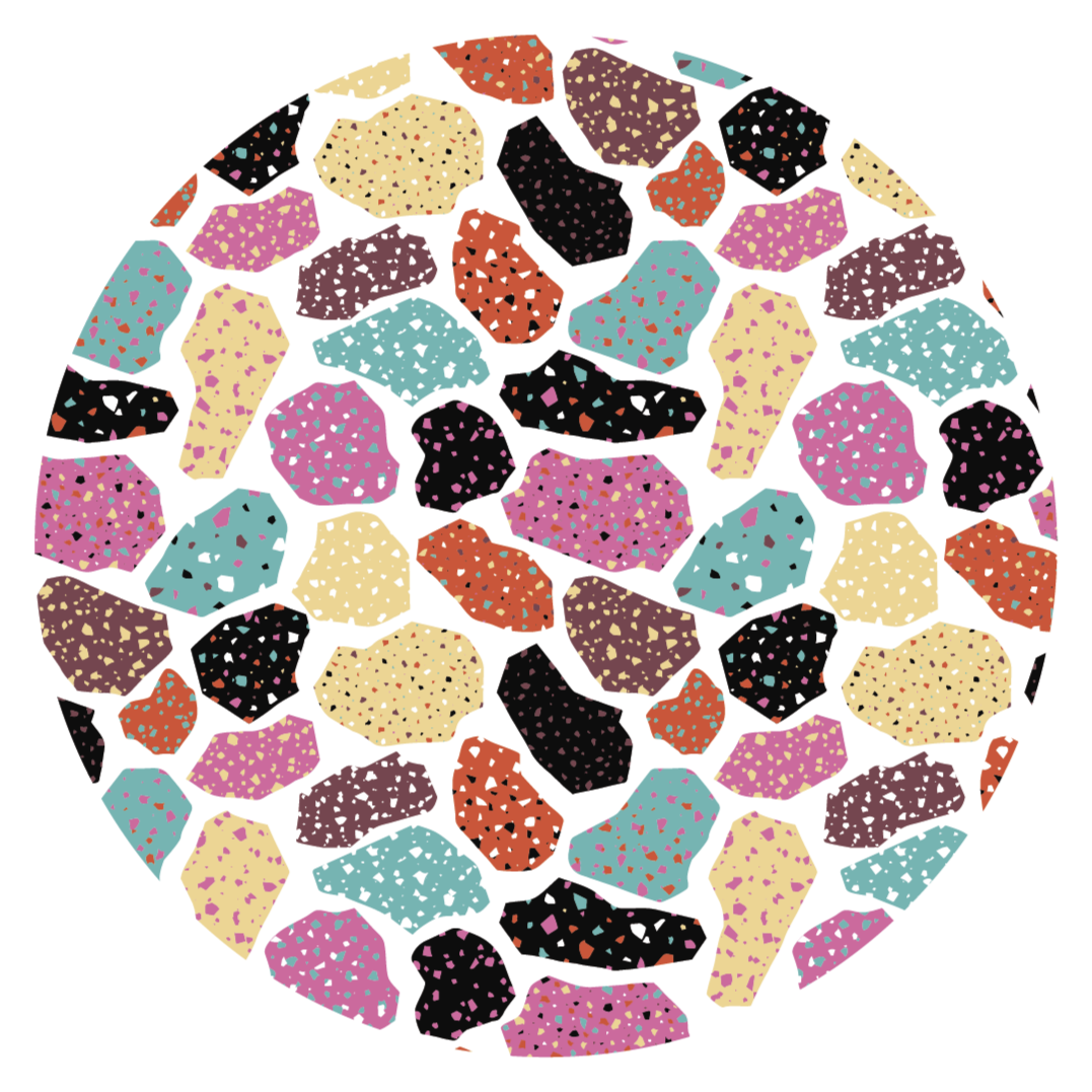 Tappeto vinile stampa animale terrazzo maculato - TenStickers