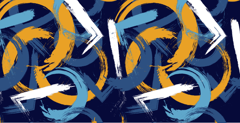 Tappeto vinile geometrico turbinii astratti - TenStickers