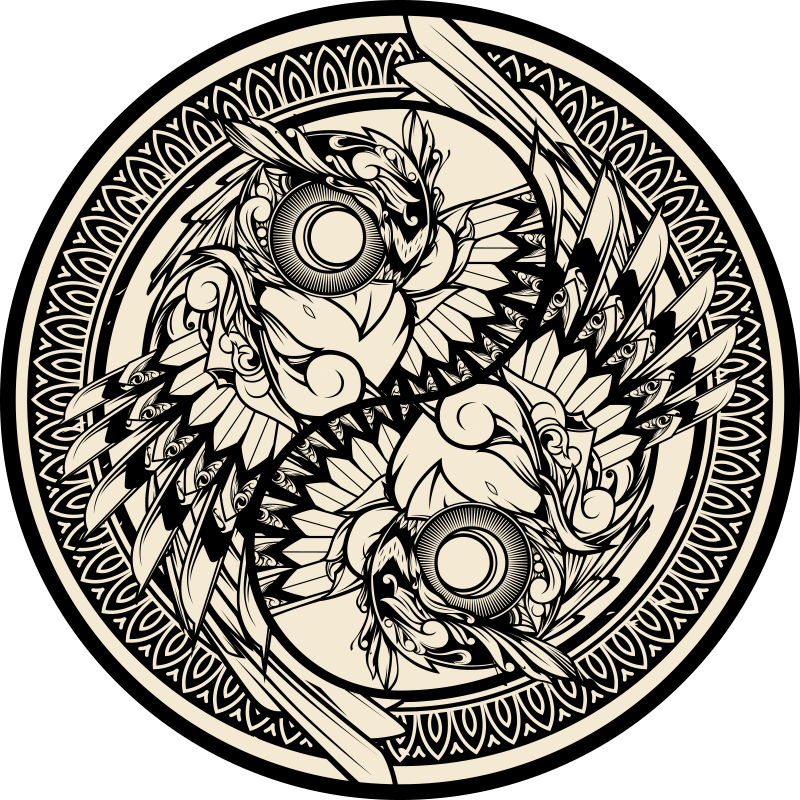 Tappeto vinile Mandala mandala dettagliato - TenStickers