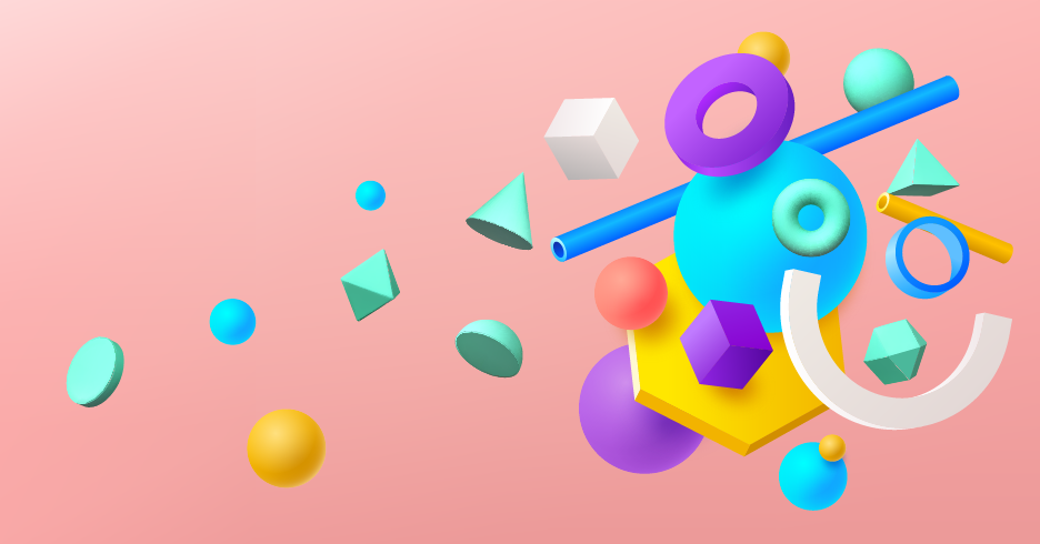 Tappeto vinile geometrico matrice di forme geometriche - TenStickers