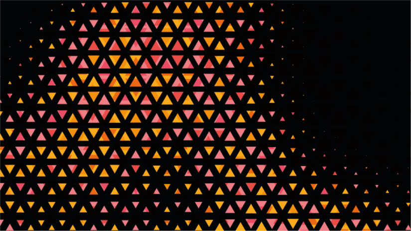 Tappeto in vinile geometrico Triangoli astratti - TenStickers