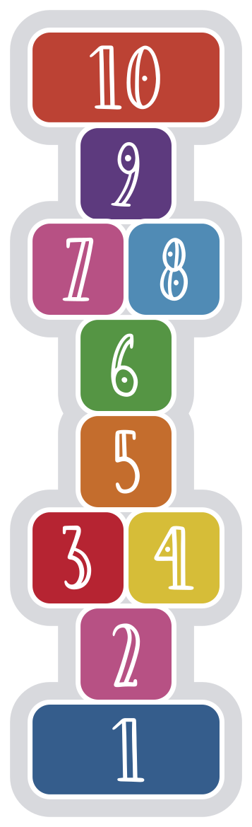 Tappeto vinile giochi sequenza della campana - TenStickers