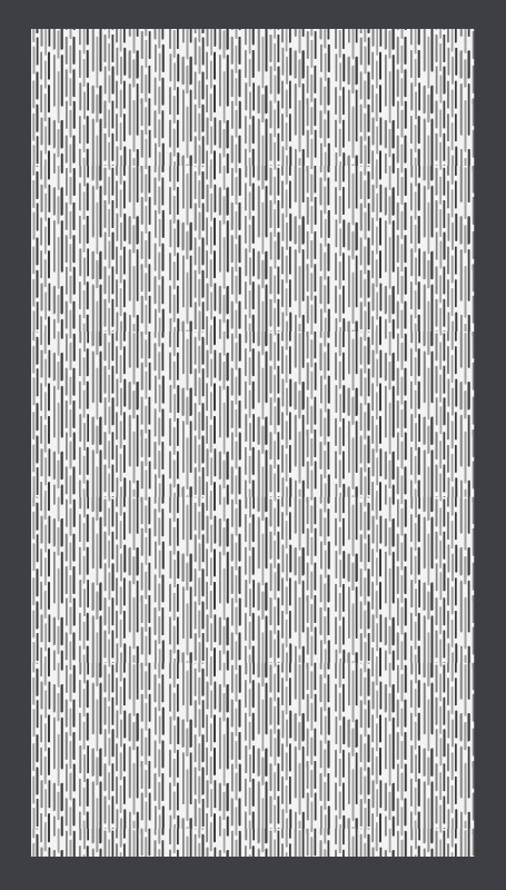 Tappeto vinile geometrico geometrico monocromatico - TenStickers