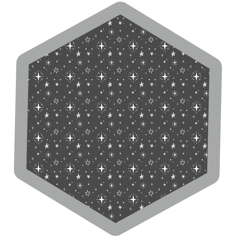 Tappetto vinile stelle modello celeste - TenStickers