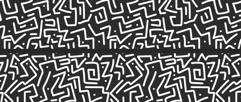 Tappeto vinile geometrico labirinto astratto - TenStickers