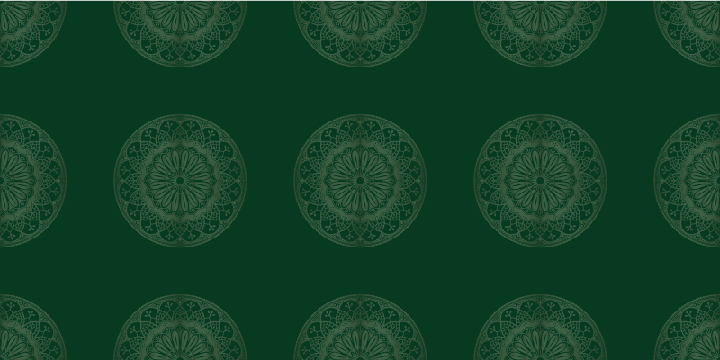 Tappeto vinile Mandala disegno motivo mandala - TenStickers