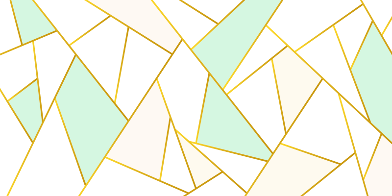 Tappeto vinile geometrico mosaico pastello angolare - TenStickers