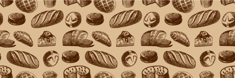 Tappeto vinile effetto pietra eleganza dei prodotti da forno - TenStickers