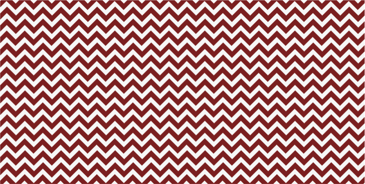 Tappeto vinile geometrico stile chevron rosso - TenStickers