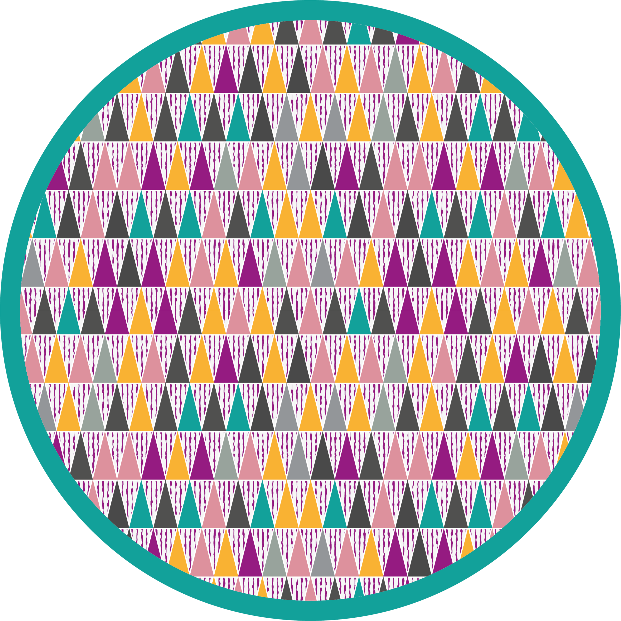 Tappeto vinile geometrico modelli triangolari - TenStickers