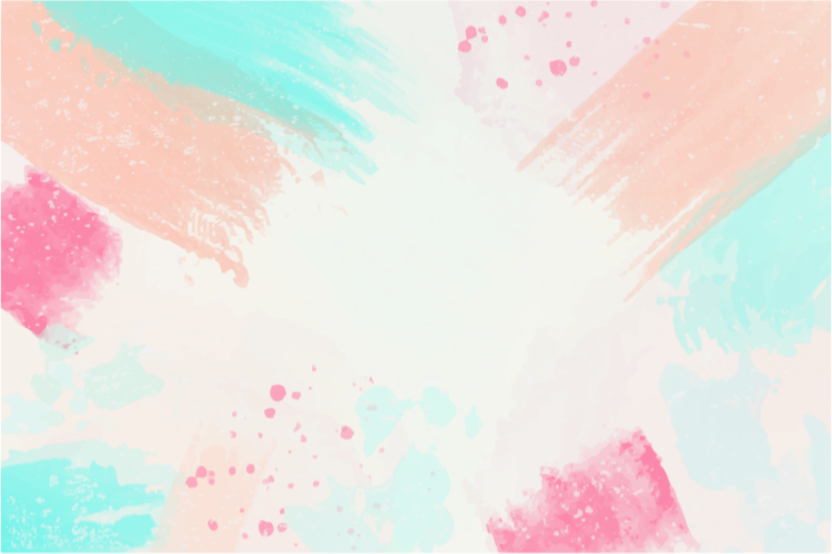 Tappeto vinile minimalista spruzzata di colore astratto - TenStickers