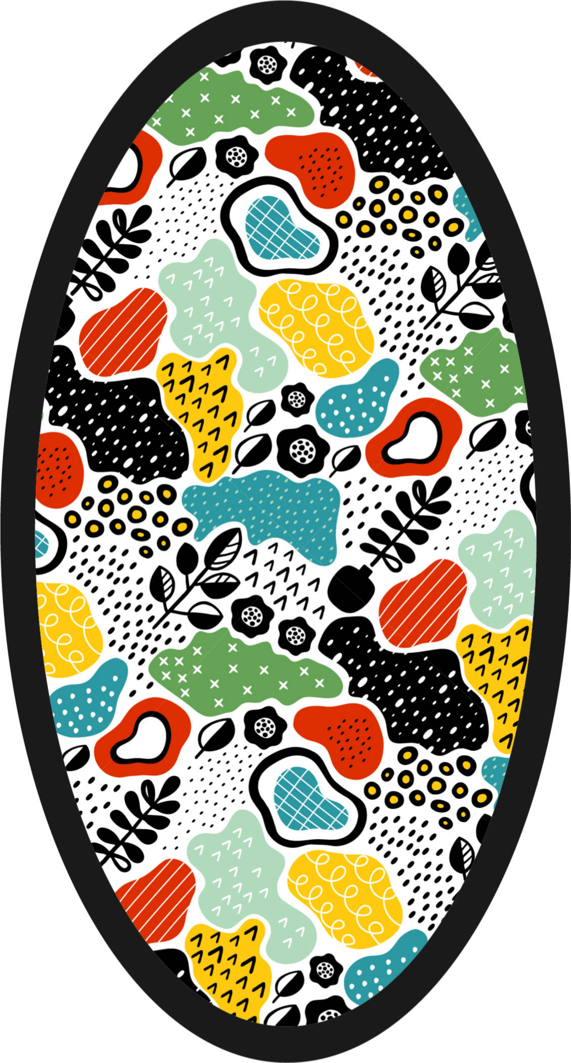 Tappeto vinile natura motivo naturale colorato - TenStickers