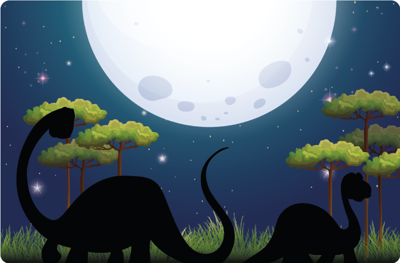 Tappeto vinile per bambini circuito avventura safari - TenStickers