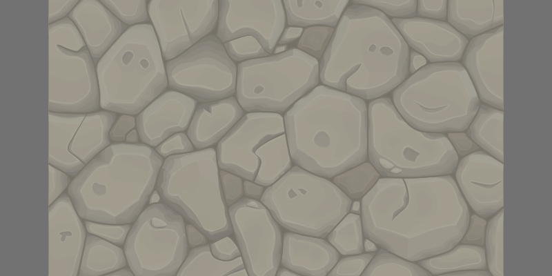 Tappeto vinile effetto pietra sentiero di ciottoli - TenStickers