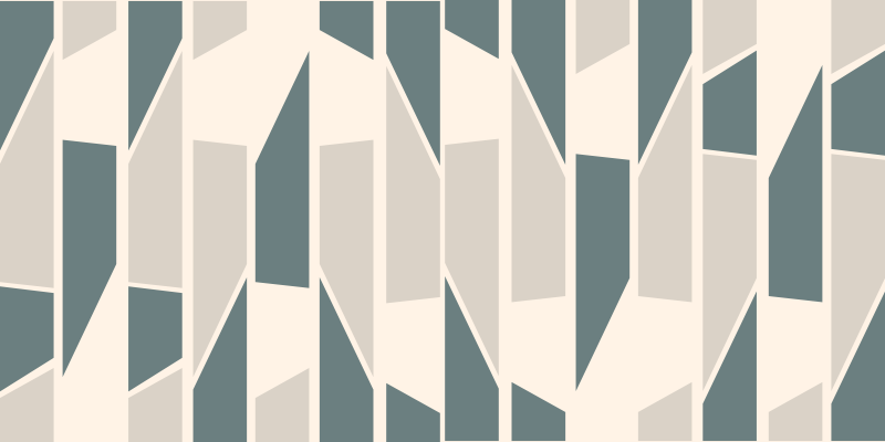 Passatoia in vinile stile ceramiche geometriche - TenStickers