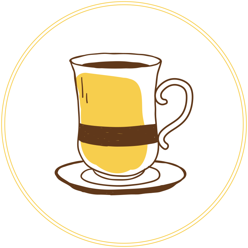 Tappeto pvc cucina illustrazione vetro espresso - TenStickers