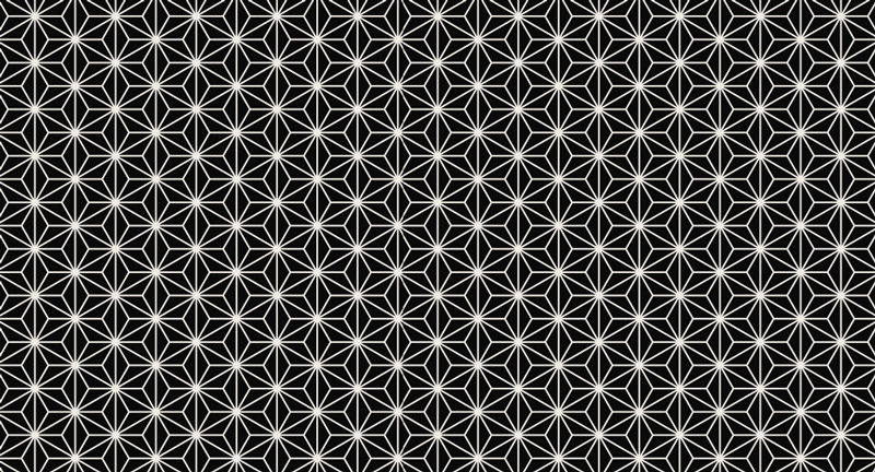 Tappeto vinile geometrico starburst asimmetrico - TenStickers