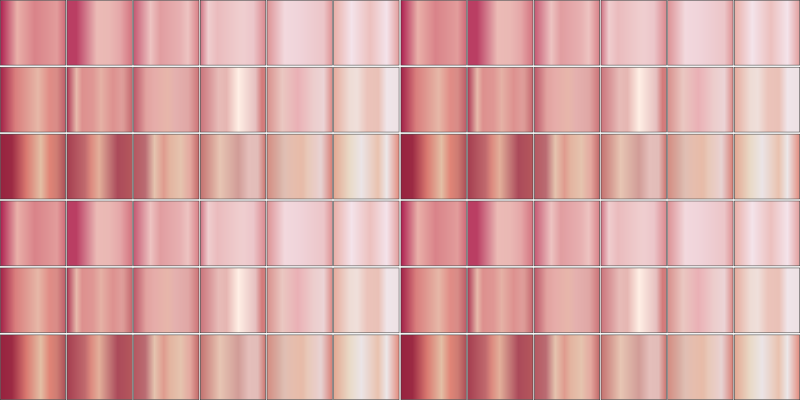 Tappeto vinile piastrelle motivo piastrellato rosa - TenStickers