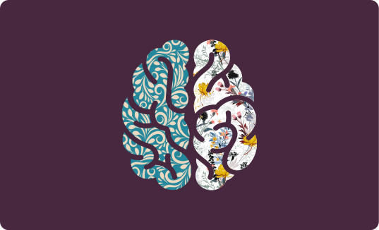 Tappeto vinile fiori yin yang botanico - TenStickers