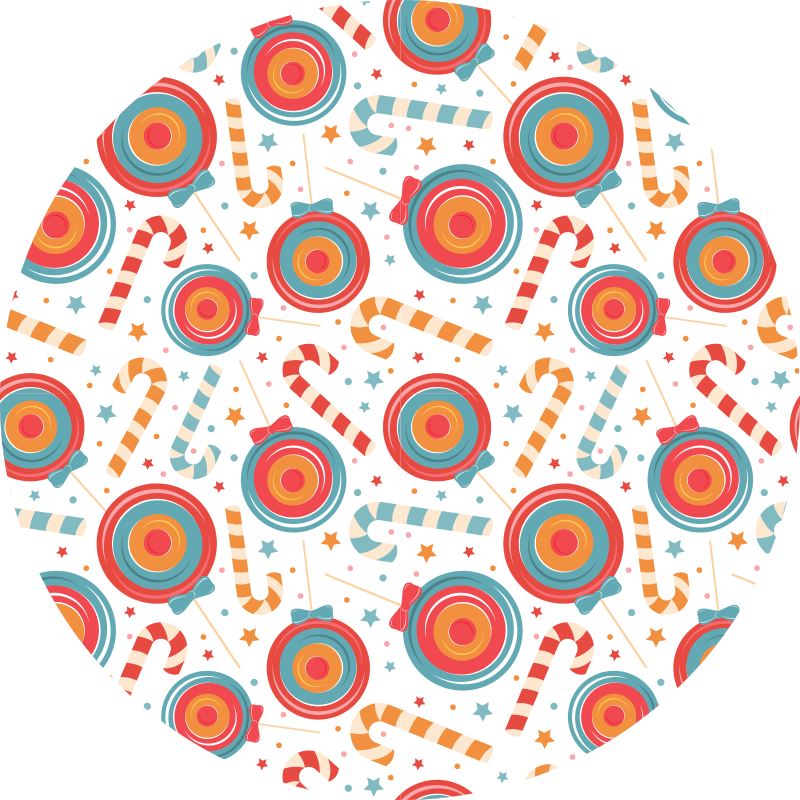 Tappeto vinile giochi immagini di candyland - TenStickers