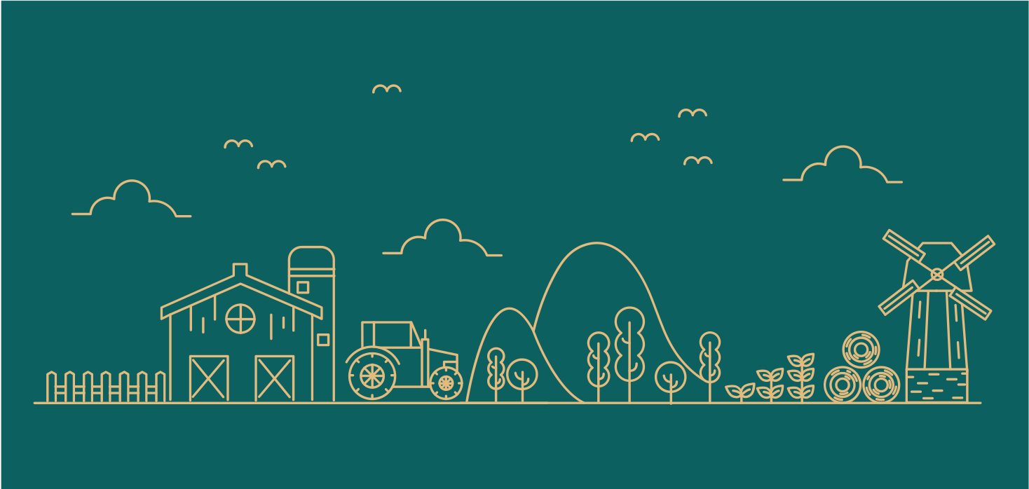 Tappeto in vinile con fantasia di fattoria - TenStickers