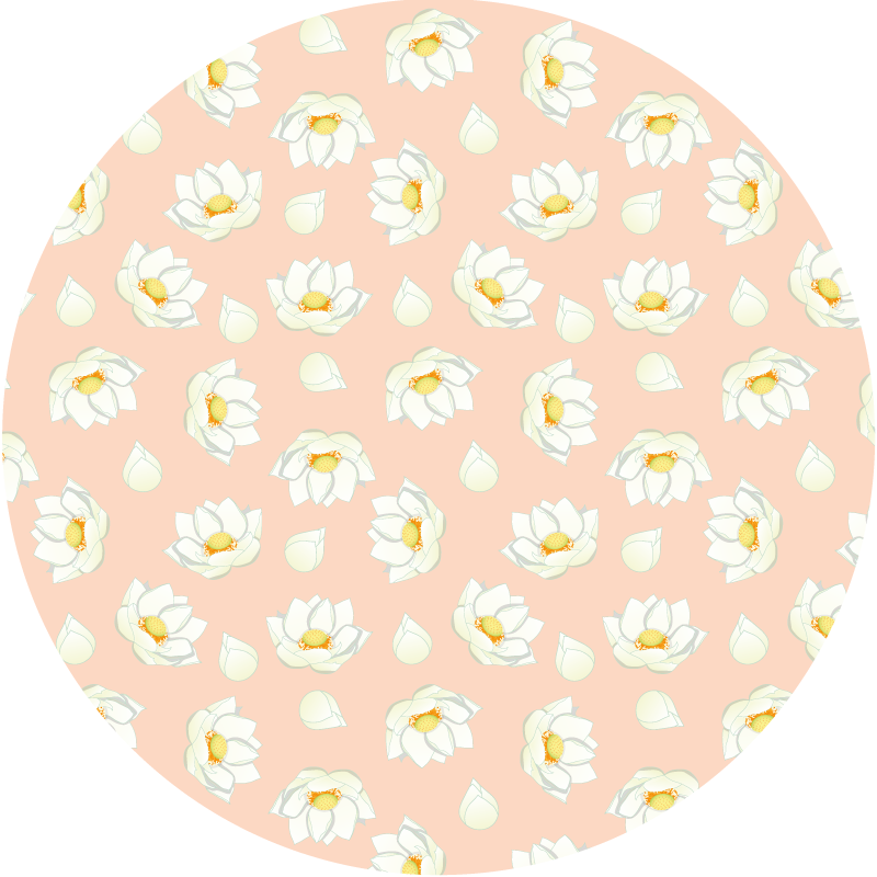 Tappeto vinile fiori fiore floreale - TenStickers