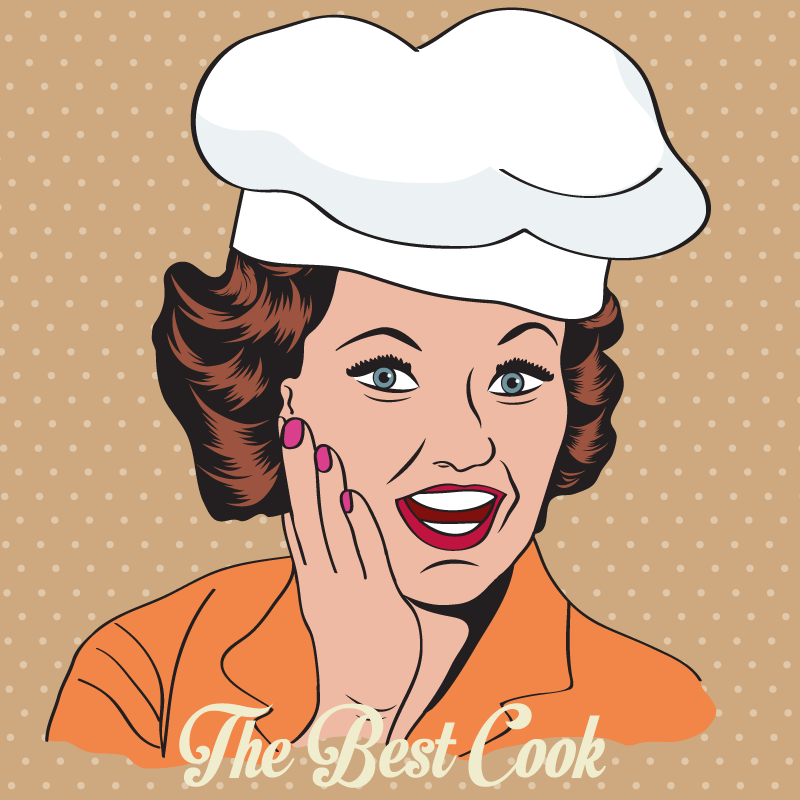 Tappeto vinile frase tappetino da cucina retrò - TenStickers