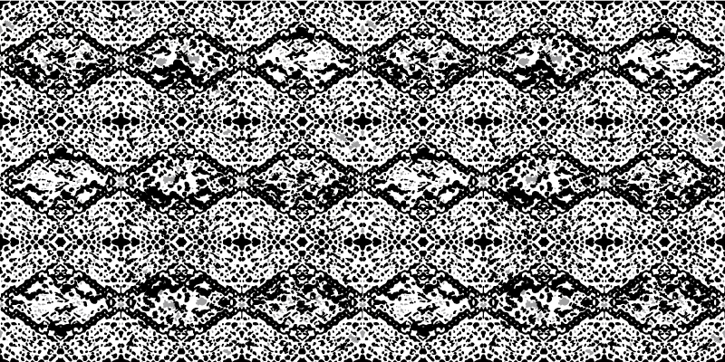 Tappeto vinile stampa animale monocromatico incrinato - TenStickers