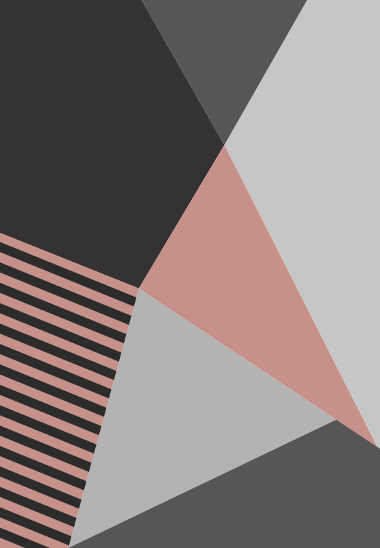 Tappeto vinile moderno motivo geometrico triangolare - TenStickers