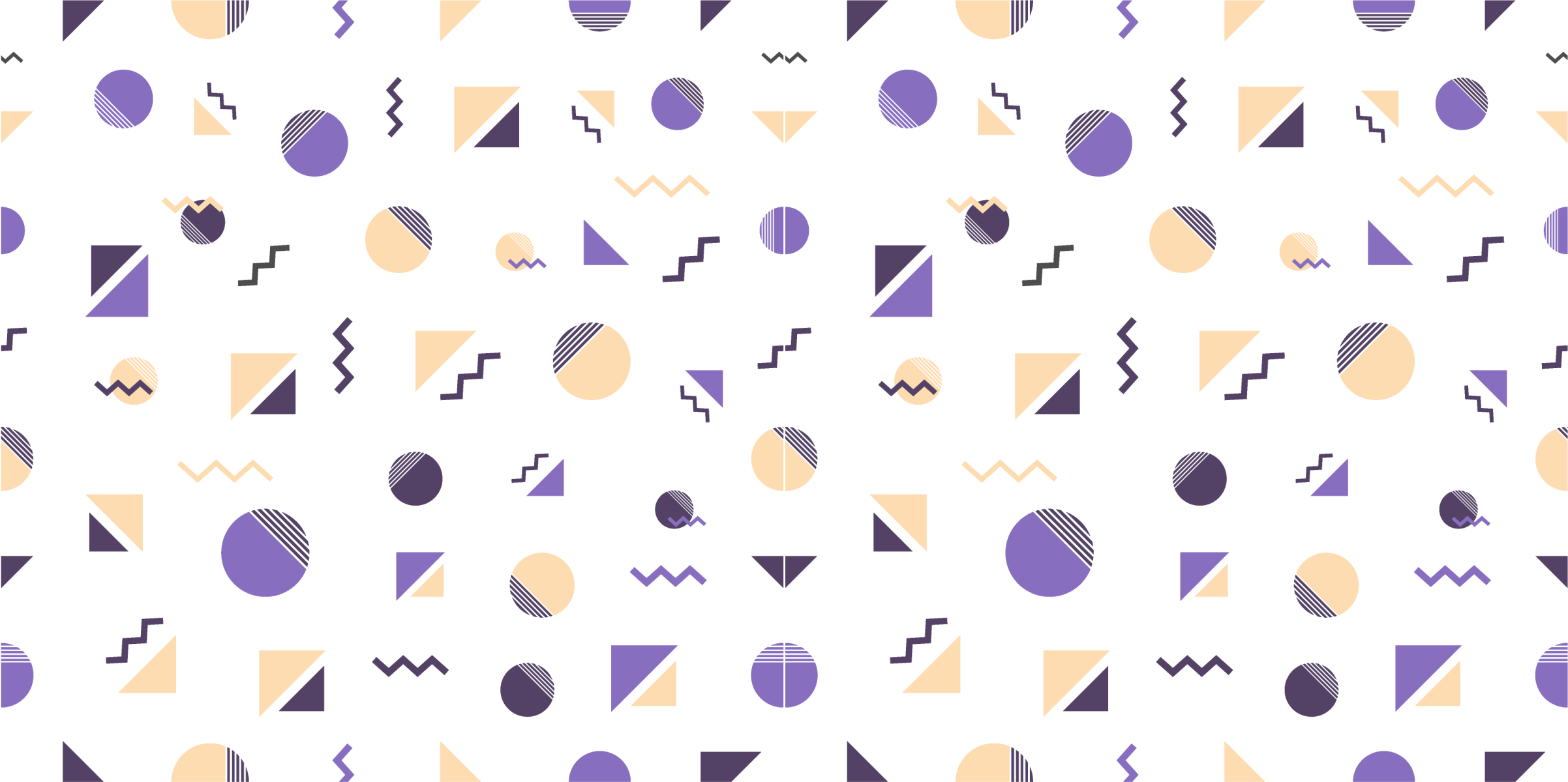 Tappeto vinile geometrico modello di forme geometriche - TenStickers