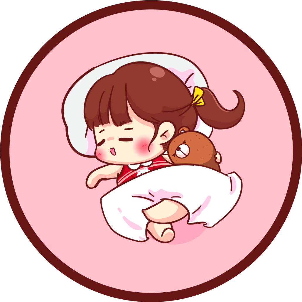Tappeto vinile per bambini illustrazione bambino che dorme - TenStickers