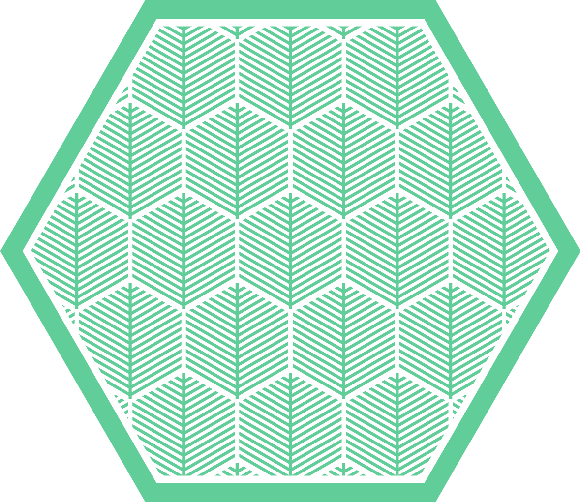 Tappeto vinile fiori geometrie botaniche - TenStickers