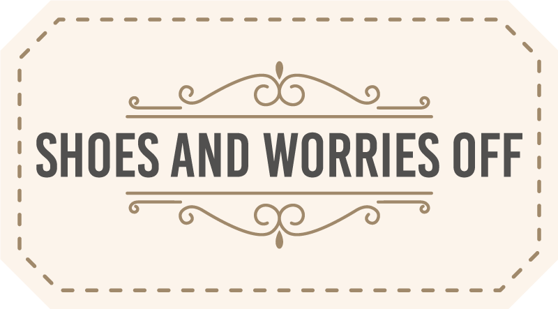 Tappeto vinile frase le scarpe si preoccupano - TenStickers