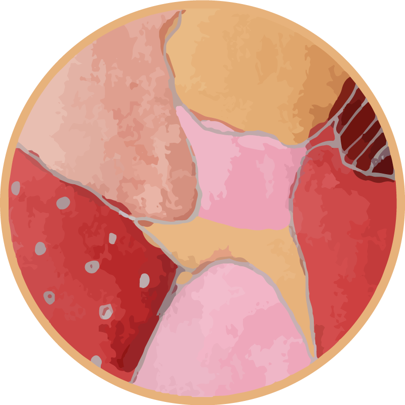 Zerbino pvc motivi floreali vivaci - TenStickers