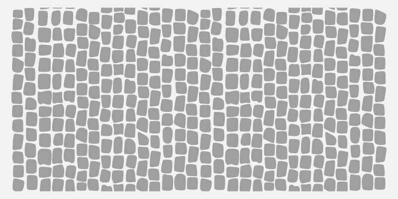 Tappeto vinile piastrelle reticolo monocromatico - TenStickers