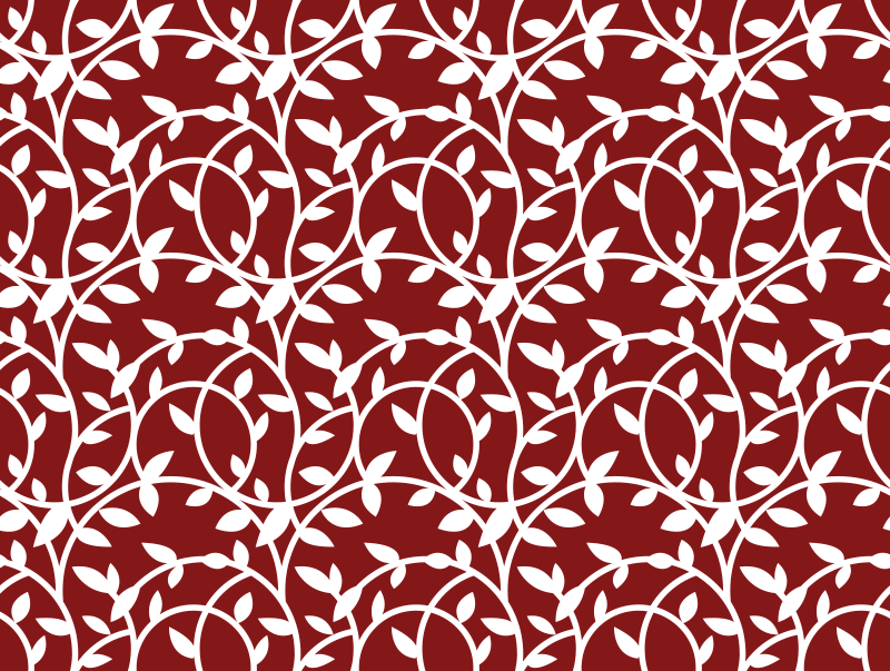 Tappeto vinile fiori ispirazione elegante - TenStickers