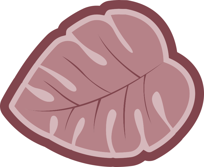 Tappeto vinile fiori forma di foglia botanica - TenStickers