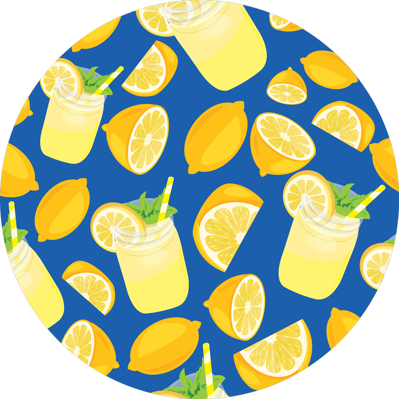 Tappeto pvc cucina limonata rinfrescante - TenStickers